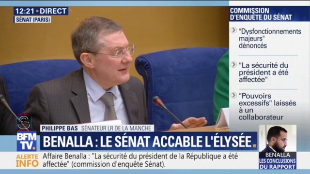 Affaire Benalla: Philippe Bas veut poser une exigence, celle de dire la vérité au Parlement
