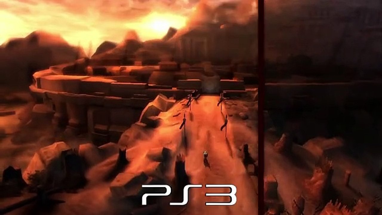 God of War Collection II - PS3 vs PSP