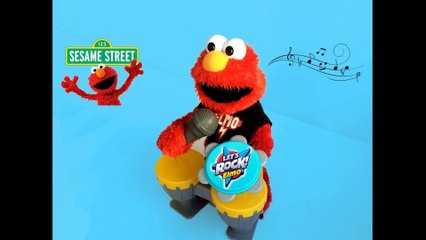 Sesame Street Lets Rock Elmo Tickle Me LOL Playskool - Unboxing Review Demo