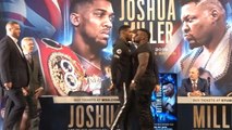 Boxe - Un premier face à face Joshua vs. Miller mouvementé