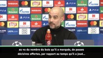 8es - Guardiola dithyrambique au sujet de Bernardo Silva