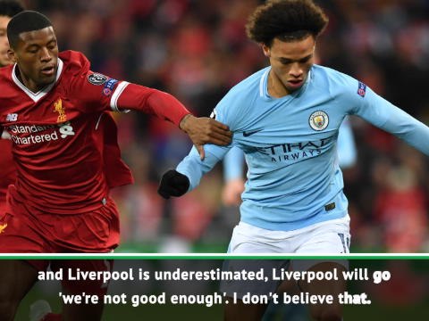 Liverpool aren't underdogs in Premier League title race - Guardiola