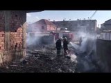 Report TV - Elbasan, fishekët shkaktojne shpërthim të fuqishëm pas zjarrit në një banesë