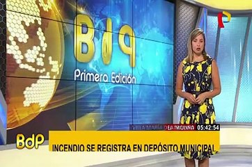 La Molina: voraz incendio se registró en Estadio Municipal