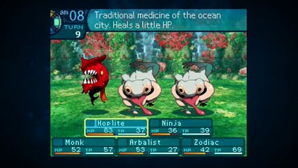 Etrian Odyssey III - Combate