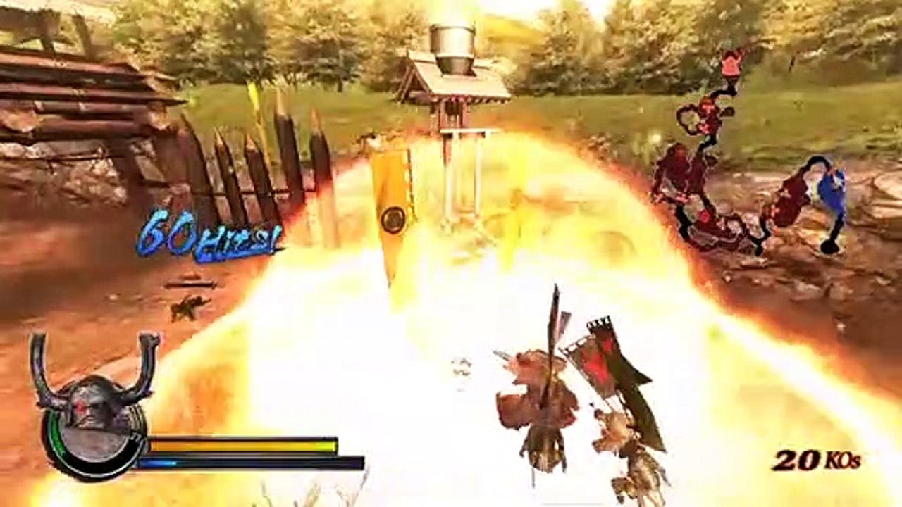 Sengoku Basara Samurai Heroes - Jugabilidad (5)
