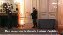 Patrick Grainville reçoit son épée d'académicien