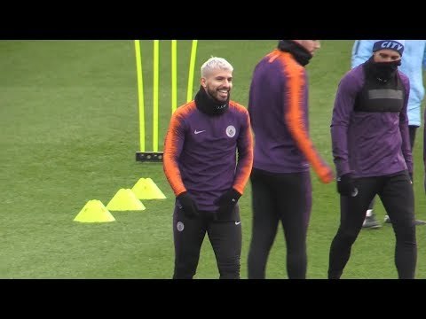 Manchester City Train Ahead Of Schalke Champions League Fixture