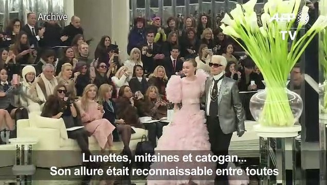 Décès de Karl Lagerfeld, star de la mode