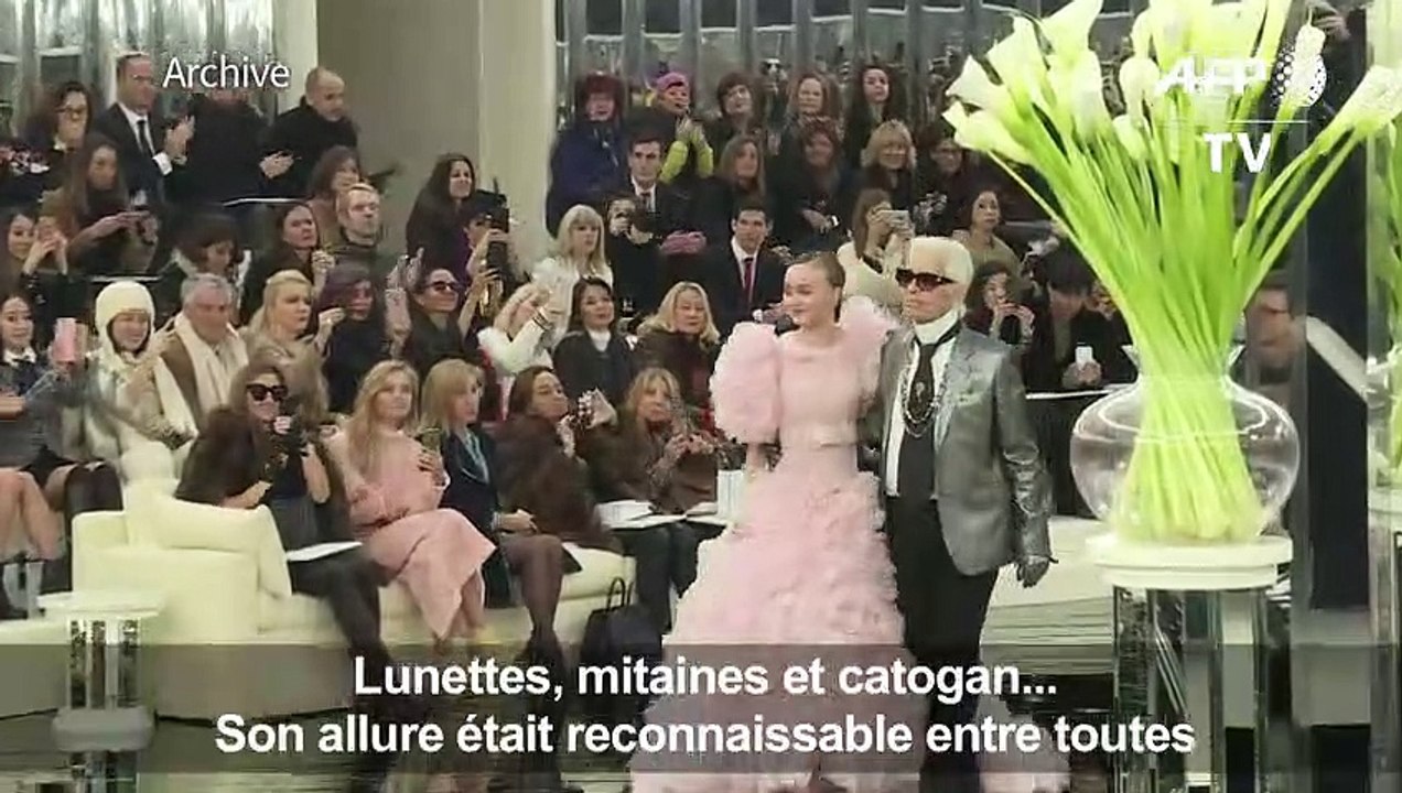 Décès de Karl Lagerfeld, star de la mode