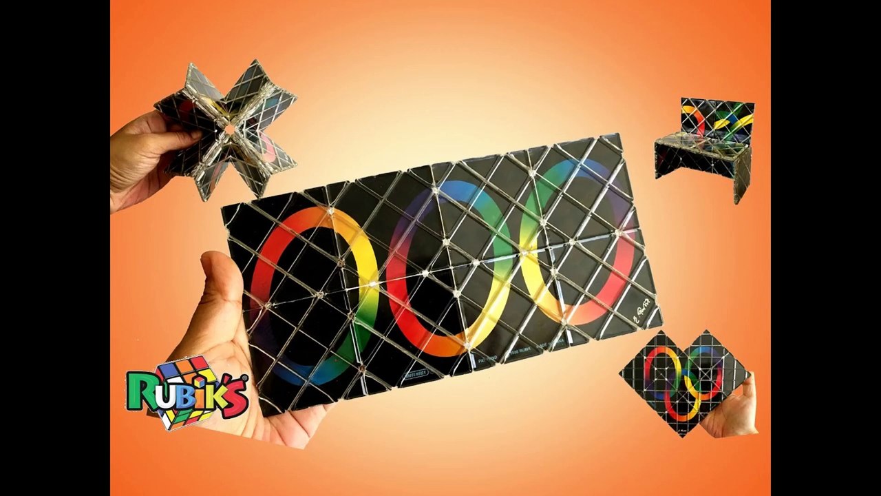 Rubik's Magic Puzzle Link the Rings 1980s Vintage Matchbox - Unboxing ...