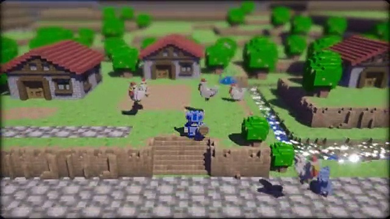 3D Dot Game Heroes - Carta de amor retro
