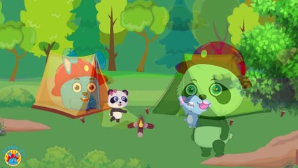PBS Kids - First day of school! Aruloo save the shool bus - Panda Bibo Cartoons For Kids
