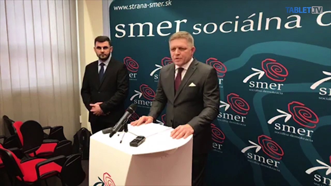 ZÁZNAM: Tlačové vyhlásenie predsedu strany Smer – SD Roberta Fica