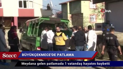 Büyükçekmece'de patlama