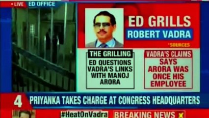 Robert Vadra Money Laundering Case Live Updates | Robert Vadra Questioned by ED | Priyanka Gandhi | NEWSX