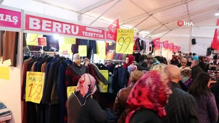 ‘Vatandaşa İndirim, Esnaf Destek’ çadırına yoğun ilgi