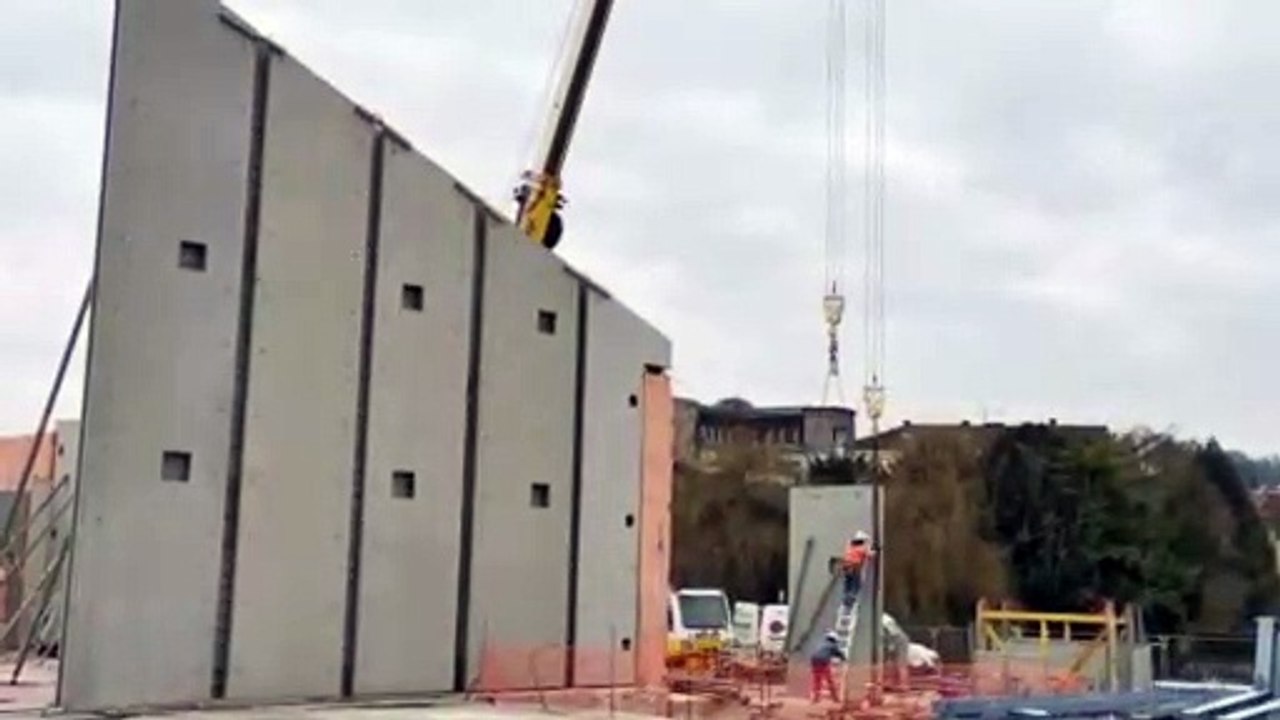 Les murs du nouveau marché couvert de Bar-le-Duc se montent