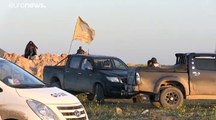 Zivilisten verlassen IS-Hochburg in Syrien