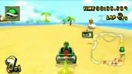Mario Kart Wii - Beach Course GBA
