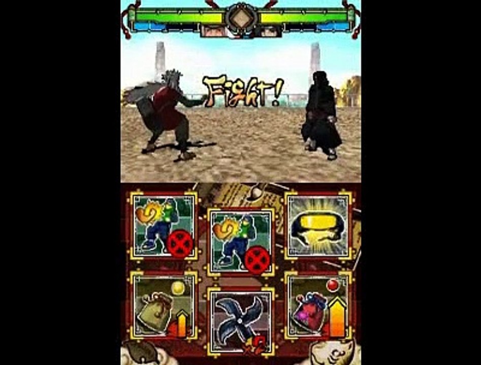 Naruto Ninja Destiny - Jiraya vs Itachi