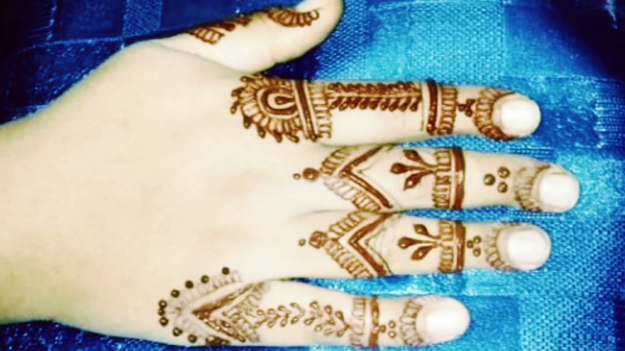 Stylish and Simple Fingers Mehndi Designs Ideas 2018-19 By MMP