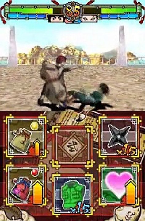 Naruto Ninja Destiny - Rock Lee vs Gaara