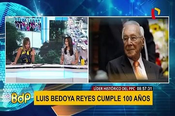 Luis Bedoya Reyes: fundador del PPC cumple 100 años