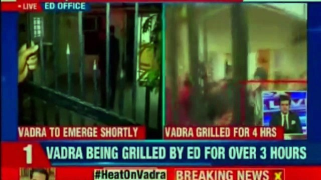 Robert Vadra Questioned at Enforcement Directorate Office | Robert Vadra Money Laundering Case Live Updates| Priyanka Gandhi | NEWSX