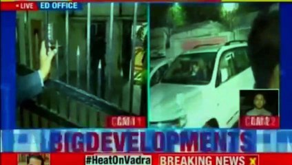 Robert Vadra Questioned at Enforcement Directorate Office | Priyanka Gandhi, Robert vadra, Rahul Gandhi | NEWSX