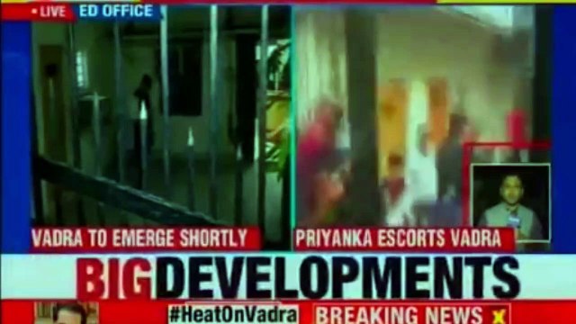 Robert Vadra Questioned by ED, Priyanka Gandhi came to drop Robert Vadra at ED Office | Robert Vadra Money Laundering Case Updates | Priyanka Gandhi | NEWSX
