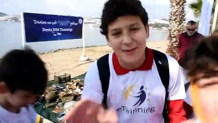 Muğla'da deniz dibi temizliği