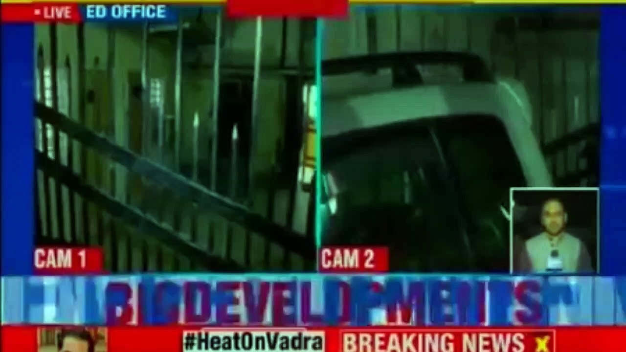 Robert Vadra Questioned at Enforcement Directorate Office | Priyanka Gandhi, Robert vadra, Rahul Gandhi | NEWSX