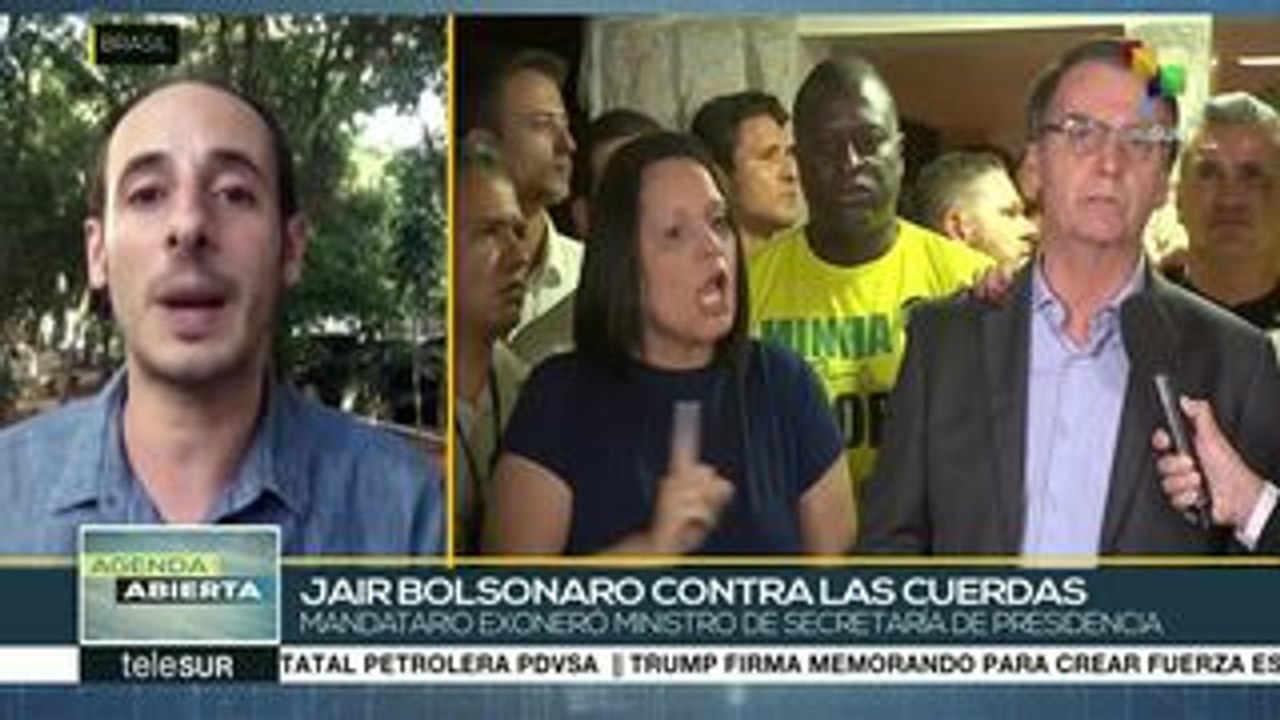 Despide pdte. Jair Bolsonaro a su ministro de la Presidencia