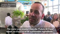 Paris chef creates 'green and sustainable' menu for the planet