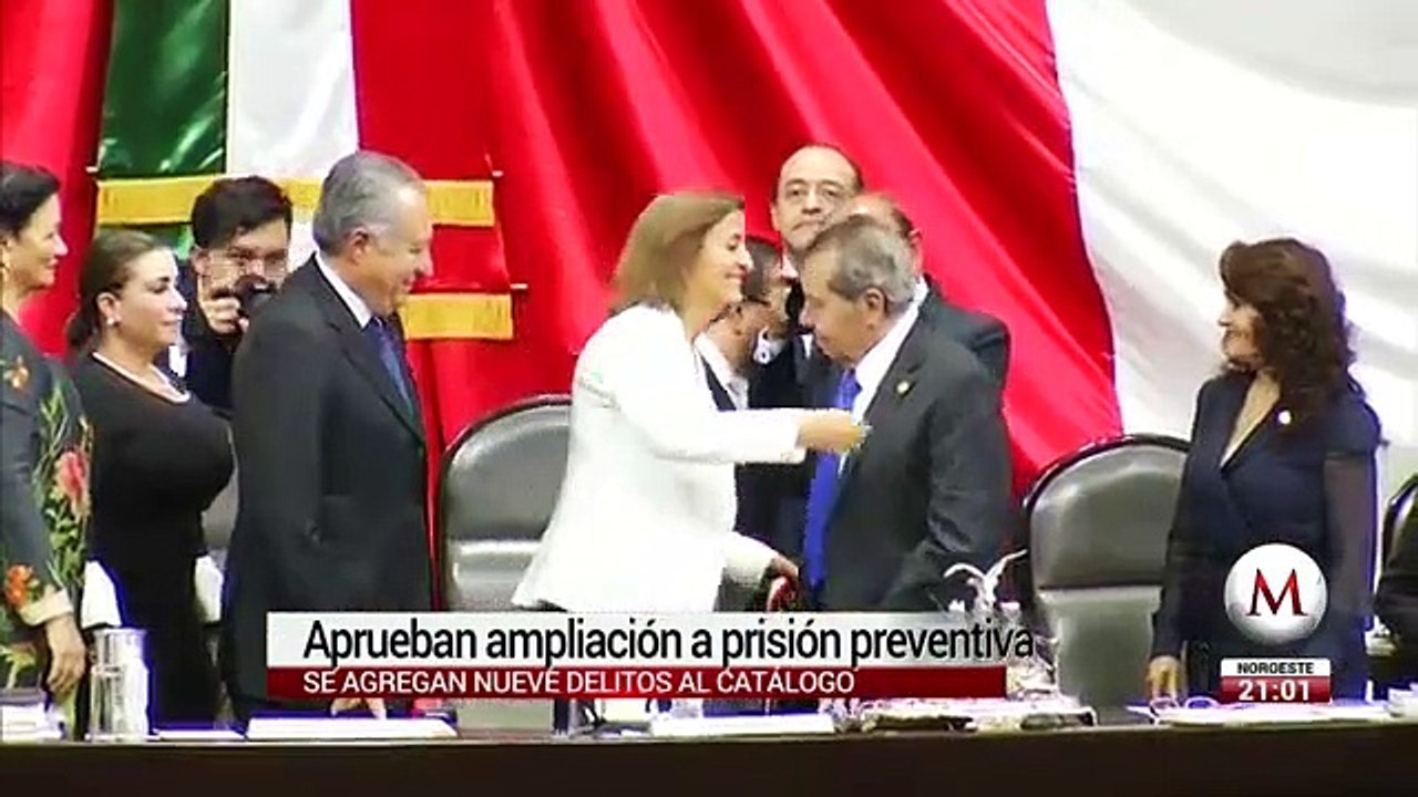 Aprueban aumentar catálogo de delitos que ameritan prisión preventiva