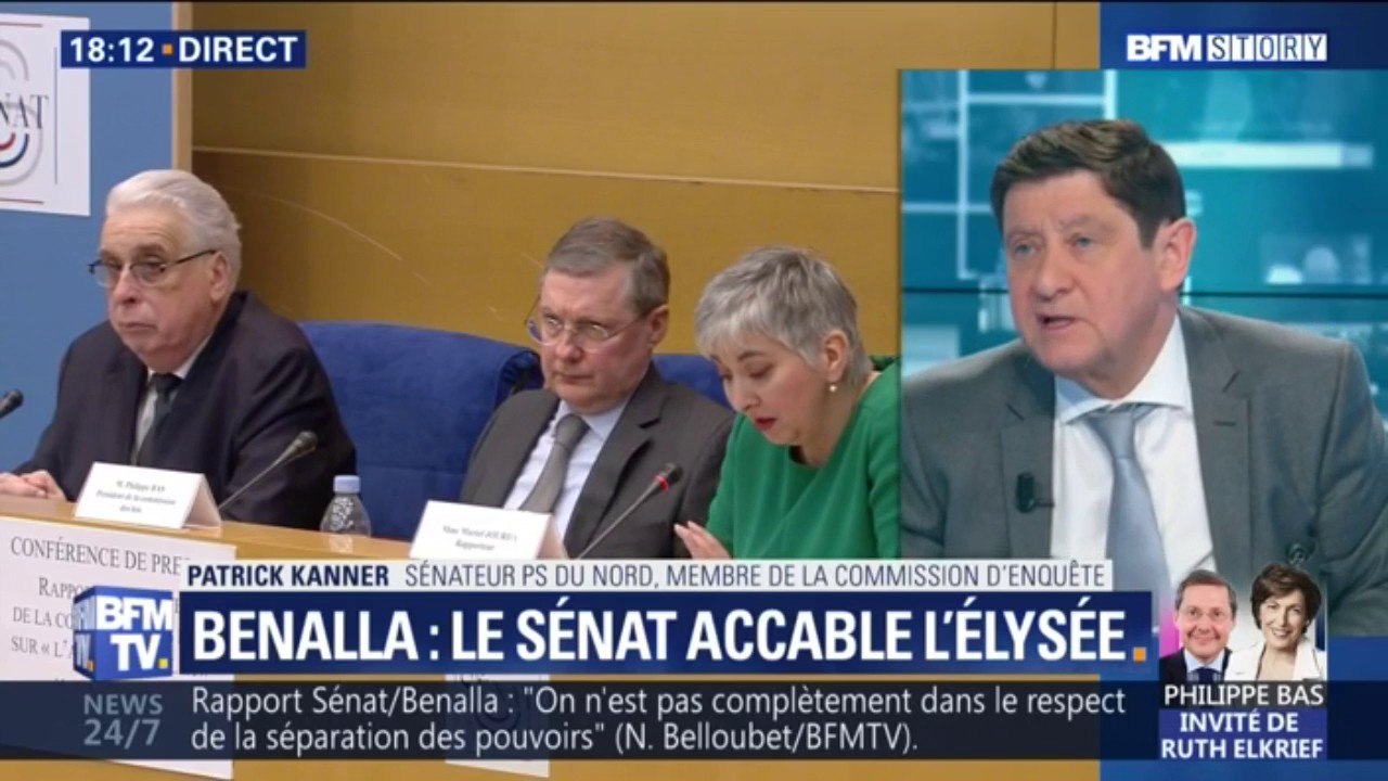 Pour Patrick Kanner (PS), "Benalla vivait dans une bulle d'impunité qui lui a permis de vivre au-dessus des lois"