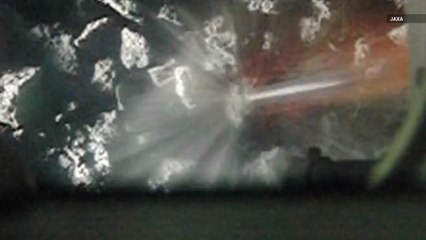 Watch JAXA Fire Bullets into a Fake Asteroid for Science