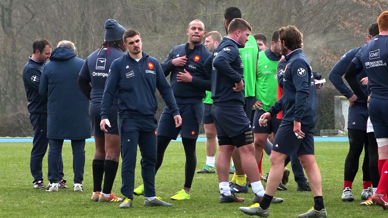 XV de France masculin: Thomas Ramos, premier contact