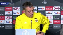Zenit Fenerbahçe maçı öncesi Ersun Yanal basın toplantısı düzenledi