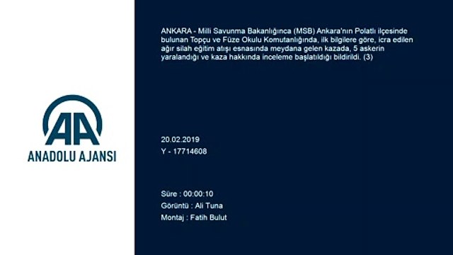 Polatlı Topçu ve Füze Okulu Komutanlığında patlama (3) - ANKARA