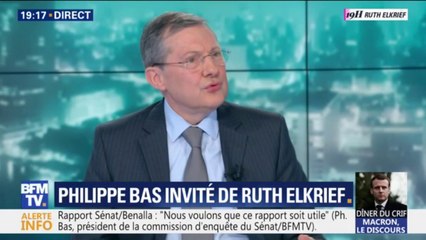 Philippe Bas: "Monsieur Benalla a bénéficié d'un statut particulier"