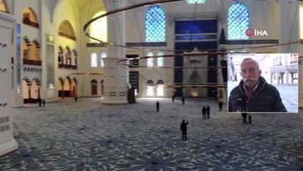 Çamlıca Camii’nde Halılar Yerleştirildi...Camideki Son Durum Drone ile Görüntülendi