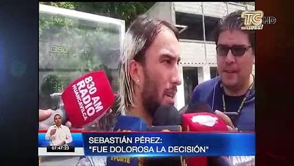 Volante Sebastián Pérez manifestó su opinión del tema Copa Libertadores