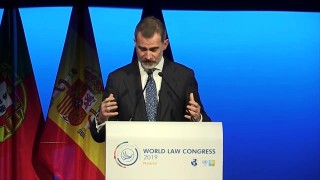 Felipe VI apela a ley y democracia como realidades inseparables
