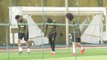 Lacazette, Aubameyang and Guendouzi have dance off at Arsenal training