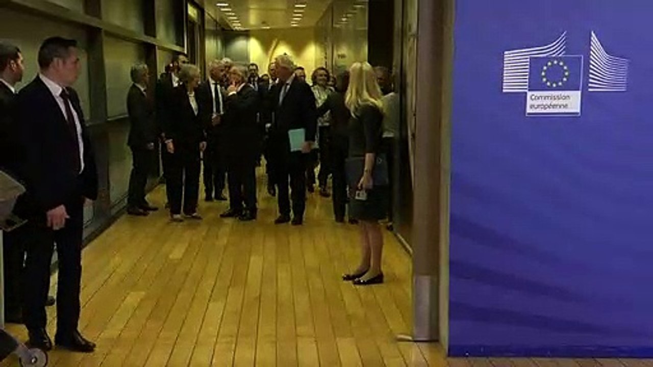 Theresa May heads to Brussels to meet Jean-Clau...
