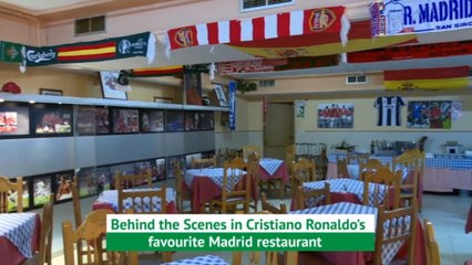 لقطة: كرة قدم: خول الكواليس – رونالدو في مطعمه المفضّل في مدريد