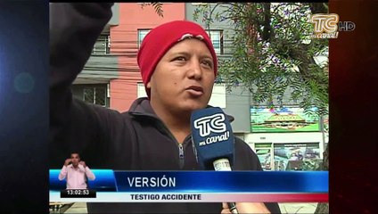 Dos heridos es el resultado de un accidente de tránsito en Quito