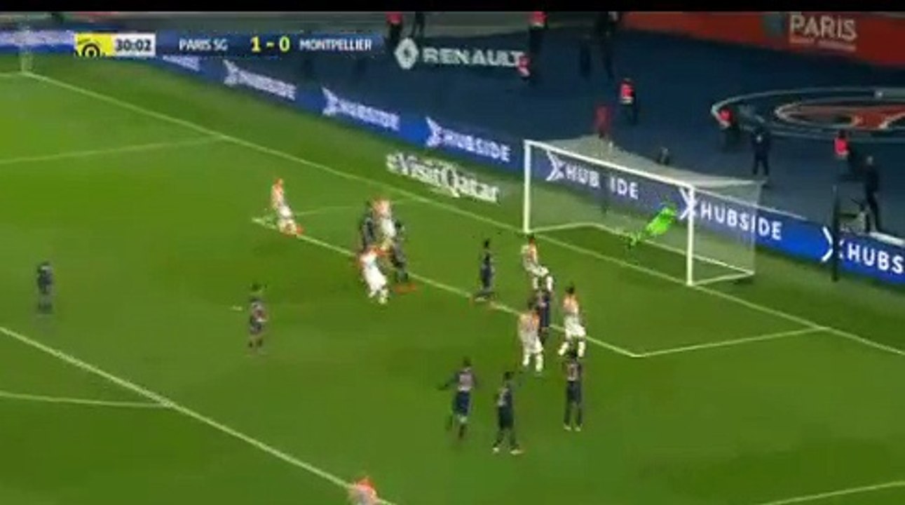 Mollet  super goal Psg vs Montpellier 1-1